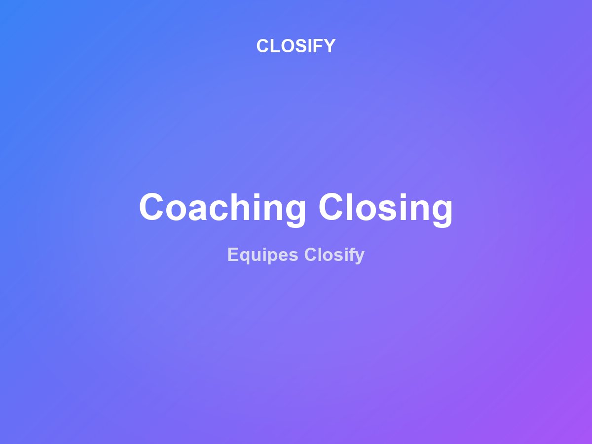 Formateurs commerciaux Closify avec les équipes clients